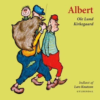 Albert – Ole Lund Kirkegaard, lydbogens omslag