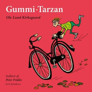 Gummi-Tarzan – Ole Lund Kirkegaard, lydbogens omslag