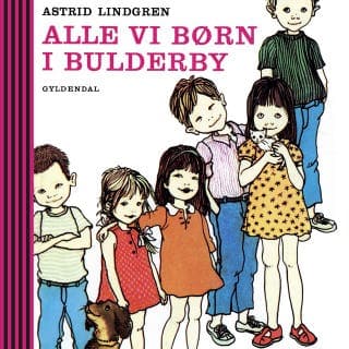 Alle vi børn i Bulderby – Astrid Lindgren, lydbogens omslag