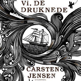 Vi, de druknede – Carsten Jensen, lydbogens omslag
