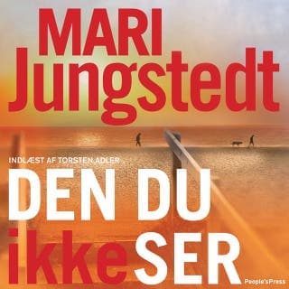 Den du ikke ser – Mari Jungstedt, lydbogens omslag