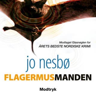 Flagermusmanden – Jo Nesbø, lydbogens omslag