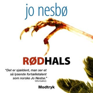 Rødhals – Jo Nesbø, lydbogens omslag
