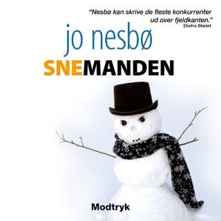 Snemanden – Jo Nesbø, lydbogens omslag