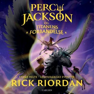 Percy Jackson 3: Titanens forbandelse – Rick Riordan, lydbogens omslag