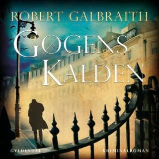 Gøgens kalden – Robert Galbraith, lydbogens omslag