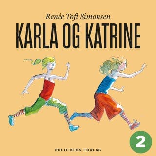Karla og Katrine – Renée Toft Simonsen, lydbogens omslag