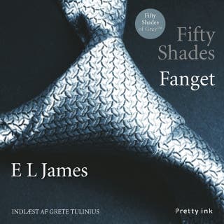 Fanget – E L James, lydbogens omslag