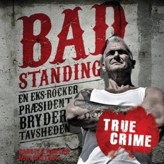 Bad Standing – Miki Mistrati og Carsten Norton, lydbogens omslag