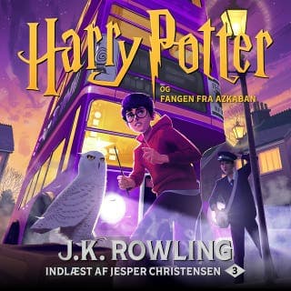 Harry Potter og fangen fra Azkaban – J.K. Rowling, lydbogens omslag