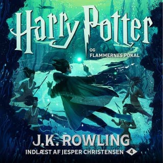 Harry Potter og Flammernes Pokal – J.K. Rowling, lydbogens omslag