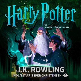 Harry Potter og Halvblodsprinsen – J.K. Rowling, lydbogens omslag