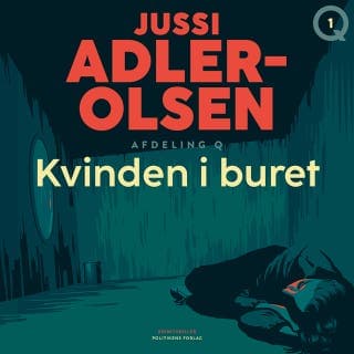 Kvinden i buret – Jussi Adler-Olsen, lydbogens omslag