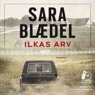 Ilkas arv – Sara Blædel, lydbogens omslag