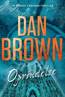 Oprindelse – Dan Brown, lydbogens omslag