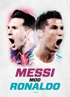 Messi mod Ronaldo – Michael Jepsen, lydbogens omslag