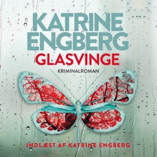 Glasvinge – Katrine Engberg, lydbogens omslag
