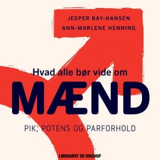 Hvad alle bør vide om mænd. Pik, potens og parforhold – Jesper Bay Hansen og Ann-Marlene Henning, lydbogens omslag