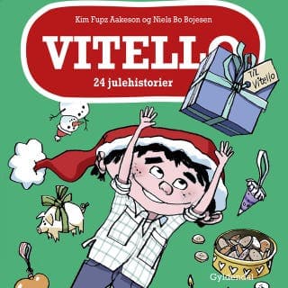 Vitello. 24 julehistorier – Kim Fupz Aakeson og Niels Bo Bojesen, lydbogens omslag