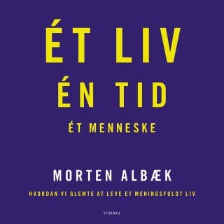 Ét liv Én tid Ét menneske – Morten Albæk, lydbogens omslag