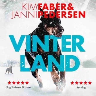 Vinterland – Kim Faber og Janni Pedersen, lydbogens omslag