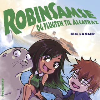 RobinSamse 3 - RobinSamse og flugten til Alcatraz – Kim Langer, lydbogens omslag