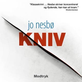 Kniv – Jo Nesbø, lydbogens omslag