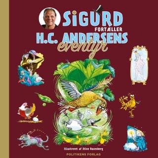 Sigurd fortæller H.C. Andersens eventyr – Sigurd Barrett, lydbogens omslag