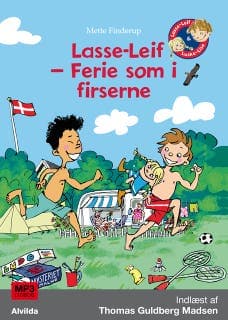 Lasse-Leif - Ferie som i firserne – Mette Finderup, lydbogens omslag