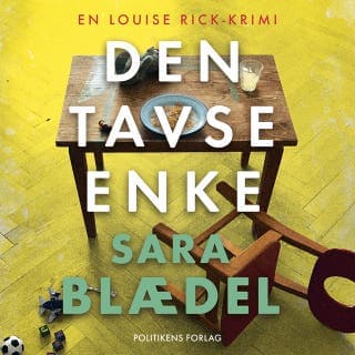 Den tavse enke – Sara Blædel, lydbogens omslag