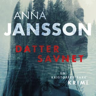 Datter savnet – Anna Jansson, lydbogens omslag