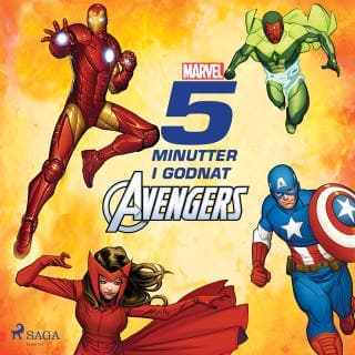 Fem minutter i godnat - Avengers – Marvel, lydbogens omslag