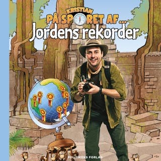 Kristian på sporet af Jordens rekorder – Kristian Gintberg, lydbogens omslag