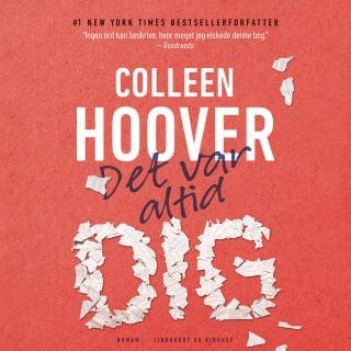 Det var altid dig – Colleen Hoover, lydbogens omslag