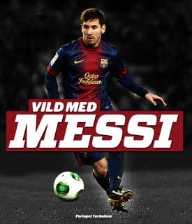 Vild med Messi – Michael Jepsen, lydbogens omslag