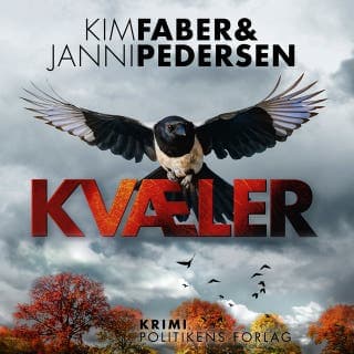Kvæler – Kim Faber og Janni Pedersen, lydbogens omslag