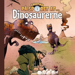 Kristian på sporet af dinosaurerne – Kristian Gintberg, lydbogens omslag