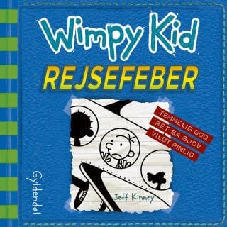 Wimpy Kid 12 - Rejsefeber – Jeff Kinney, lydbogens omslag