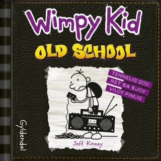 Wimpy Kid 10 - Old School – Jeff Kinney, lydbogens omslag