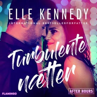 Turbulente nætter – Elle Kennedy, lydbogens omslag