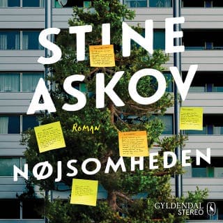 Nøjsomheden – Stine Askov, lydbogens omslag
