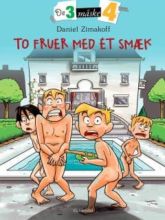 De tre måske fire 2 - To fruer med ét smæk – Daniel Zimakoff, lydbogens omslag