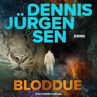 Bloddue – Dennis Jürgensen, lydbogens omslag