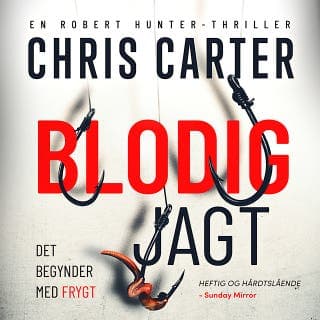 Blodig jagt – Chris Carter, lydbogens omslag