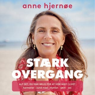 Stærk overgang – Anne Hjernøe, lydbogens omslag