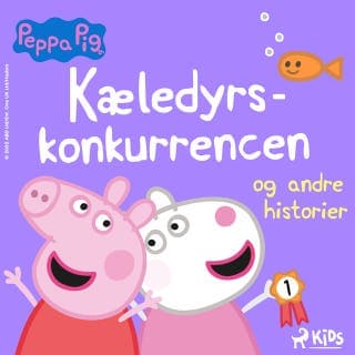 Gurli Gris – Kæledyrskonkurrencen og andre historier – Mark Baker og Neville Astley, lydbogens omslag