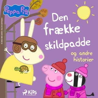 Gurli Gris – Den frække skildpadde og andre historier – Mark Baker og Neville Astley, lydbogens omslag