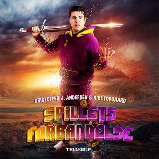 Spillets forbandelse #1: Spillets forbandelse – Kristoffer J. Andersen, lydbogens omslag