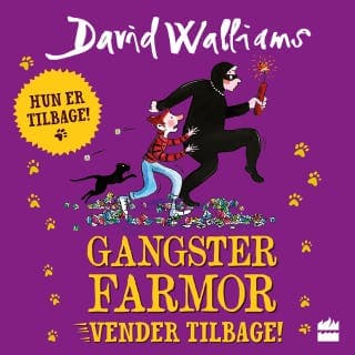 Gangster farmor vender tilbage! – David Walliams, lydbogens omslag