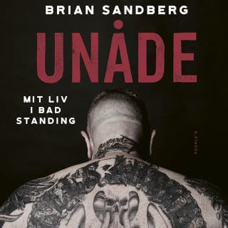 Unåde – Brian Sandberg, lydbogens omslag